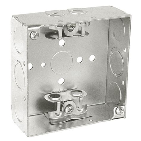 junction box tab knockout cable clamp|metal electrical box knockout.